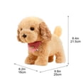 thumbnail image 3 of RuiJiao Interactive Walking Barking Stuffed Toy Dog, Electronic Realistic Sounds Motion Plush Animal, Soft Lifelike Pet Toy Gift for Kids Children, 3 of 9