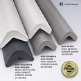thumbnail image 3 of urbanhouse Ultra High-Density Heavy Duty Corner Guard Edge Protector & Bumper for Parking Garages, Workshops and Warehouses - Dark Grey, 24 Inches - 1 Each Dark Gray Large - Corner, 3 of 3