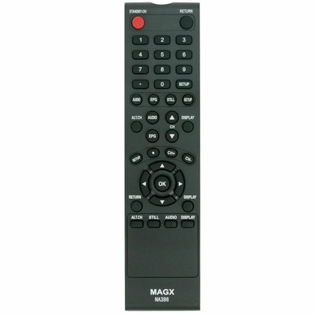 Infared Remote Control NA386 Replace for Magnavox Set Top TB110MW9 TB110MW9A NA386UD