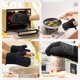 thumbnail image 4 of Juego de 4 guantes de horno resistentes al calor y antideslizantes: juego de 4 guantes de horno antideslizantes resistentes al calor de 300 °C, guantes de cocina, guantes de repostería con algodón, 4 of 4