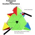 thumbnail image 4 of Cubo piramidal Cubo de velocidad sin pegatinas 3x3x3 Cubo Pyraminx Triángulo Cubo mágico Rompecabezas oso de fresa Juguete, 4 of 6