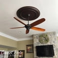 thumbnail image 4 of 20"OD x 1 3/4"P Carved Acanthus Leaf Ceiling Medallion, Cherry (Fits Canopies up to 2"), 4 of 5