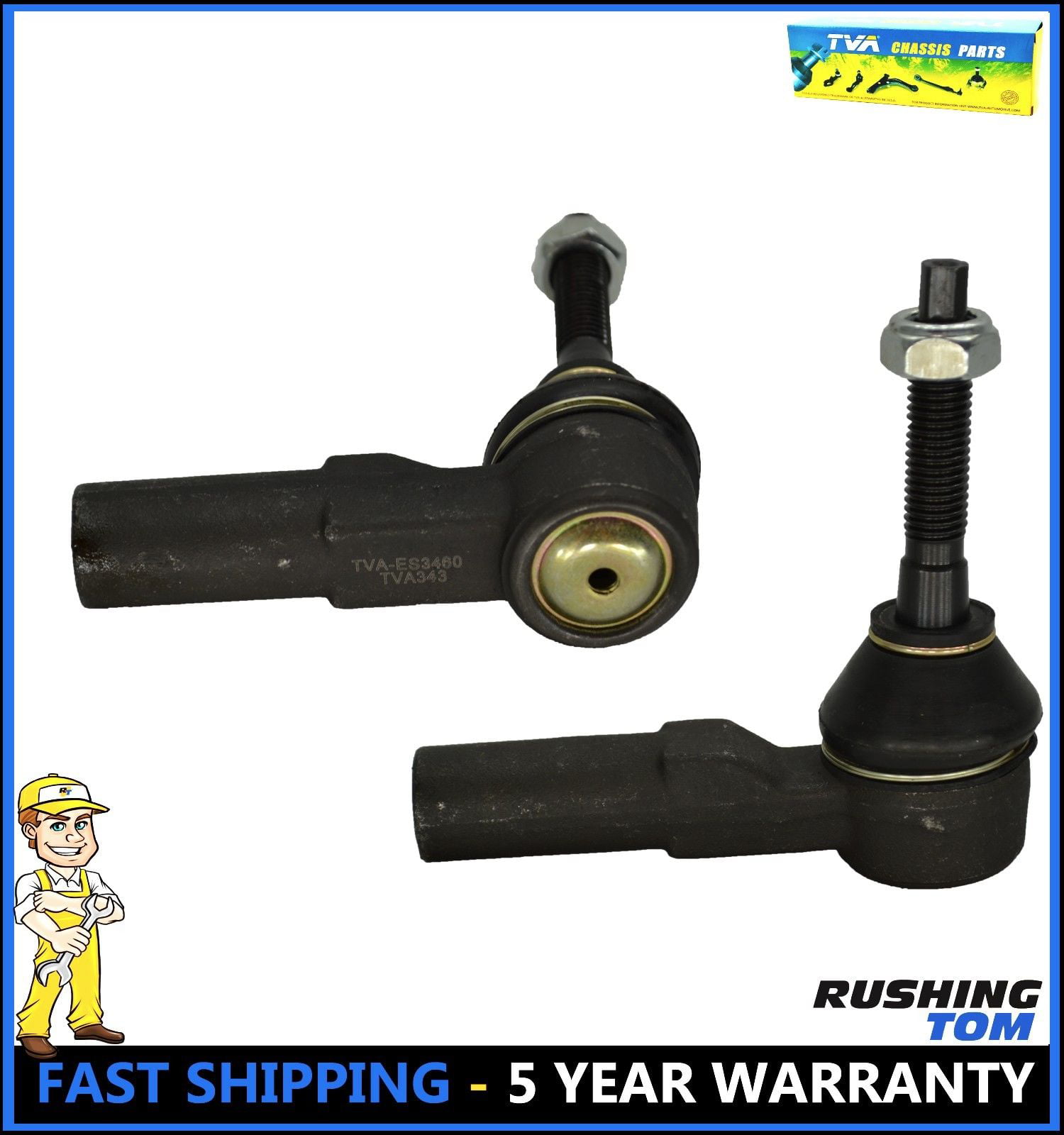 2 Outer Tie Rod Ends Left & Right Set For Chevrolet Lumina Monte Carlo 1998-2001