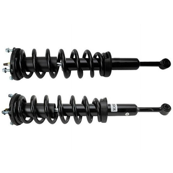 Rear Shock Absorber and Coil Spring Assembly Set 2 Piece - Compatible with 2008 - 2022 Toyota Sequoia 2009 2010 2011 2012 2013 2014 2015 2016 2017 2018 2019 2020 2021