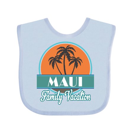 

Inktastic Maui Family Vacation Matching Gift Baby Boy or Baby Girl Bib