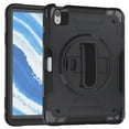 thumbnail image 2 of Case for Apple iPad Air 11 (2024), Upgraded Military Grade Shockproof Protector Apple iPad Air 11 (2024) Cover With Pencil Holder+ Handle+ Shoulder Strap+ Contractible Kickstand,Black, 2 of 9