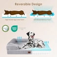 thumbnail image 4 of Orthopedic Dog Beds For Extra Large Dogs Waterproof Memory Foam XL Pet Bed With Sides NonSlip And EggCrate Foam Big Dog Couch Bed With Washable Removable Cover Grey, 4 of 7