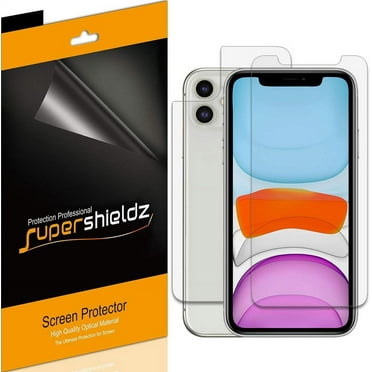 Supershieldz Anti-Glare (Matte) Screen Protector Designed for Apple iPhone 11 (6.1 inch) (3 Front and 3 Back)