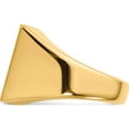 thumbnail image 3 of 14K Yellow Gold 14.5X19.5mm Open Back Men's Signet Ring (Size 10) Made In United States rs413, 3 of 5