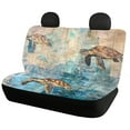 thumbnail image 4 of Binienty Blue Turtle Car Seat Covers Full Set, Automotive Seat Covers Accessories, Breathable Front Car Seat Cover Pack of 4 Car Seat Protector Cushion Pad Mat Easy to Install, 4 of 6