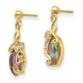 thumbnail image 2 of 10K Yellow Gold Earring Drop & Dangle Women'S Mystic Fire Topaz Multi-Color 22 mm 7, 2 of 3