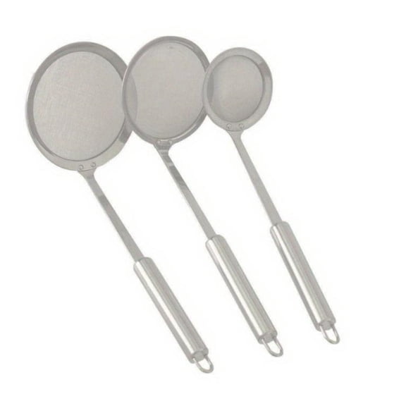 Hot Pot Fat Skimmer Spoon Stainless Steel Mesh Food Strainer for Oil Filter Skimming Grease and Foam