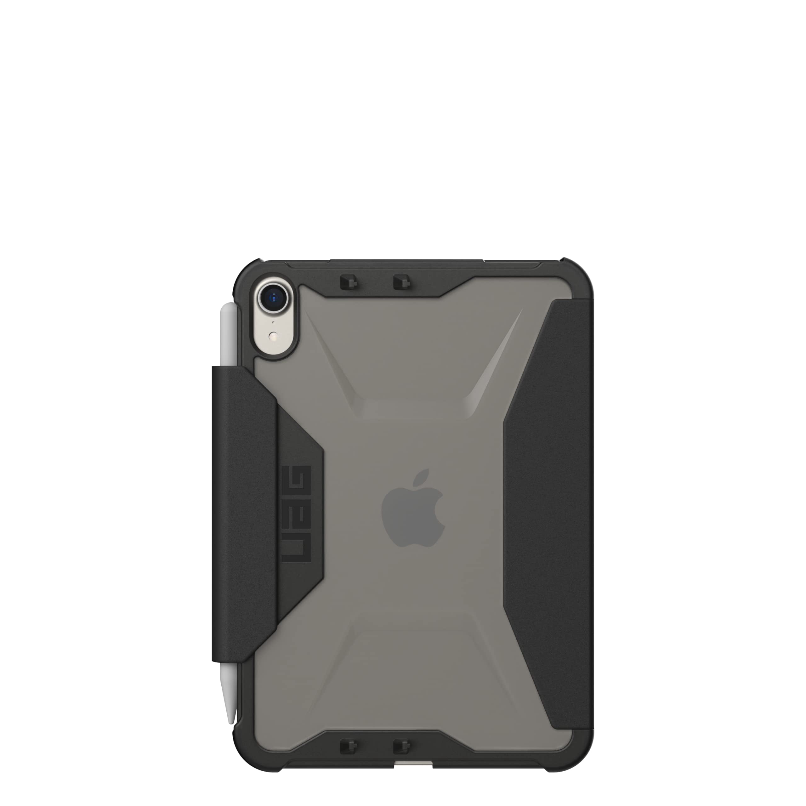 UAG iPad Mini A17 Pro Case (7th Gen, 2024) A2993 A2995 A2996 8.3" Plyo, Rugged Translucent Multi-Angle Viewing Folio Stand with Pencil Holder Protective Cover, Ice
