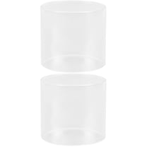 2 Count Gas Lamp Glass Shade Lamp Shade Gas Lantern Supply Tapered Candles Glass Gas Lantern Shade