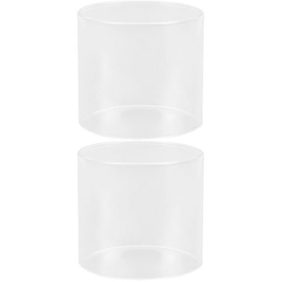 2 Count Gas Lamp Glass Shade Lamp Shade Gas Lantern Supply Tapered Candles Glass Gas Lantern Shade