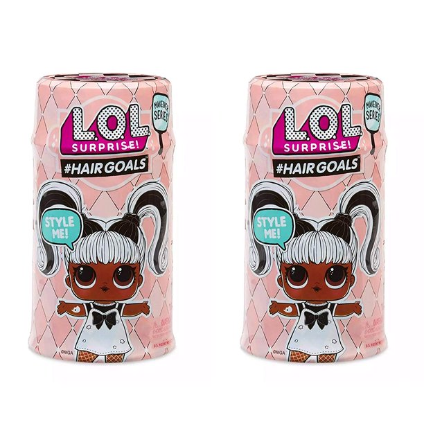 L O L Surprise Hairgoals Makeover Series With 15 Surprises 2 Pack Walmart Com