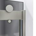 thumbnail image 4 of DreamLine Sapphire 44-48 in. W x 76 in. H Semi-Frameless Bypass Shower Door in Brushed Nickel and Gray Glass, 4 of 9