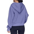 thumbnail image 5 of BDPORKAS Oversized Hoodies for Women Half Zip Fleece Sweatshirt Pullover Jacket with Thumb Holes, 5 of 7