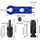 thumbnail image 2 of 10 Pairs MC4 Connectors Male/Female for Solar Panel Systems, Waterproof - Black, Compatible with Photovoltaic Cables, 2 of 5