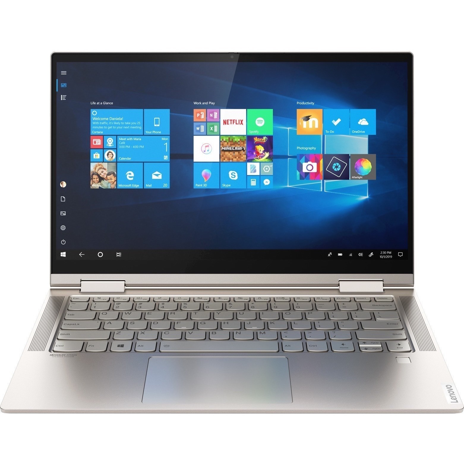 Lenovo 14" Full HD Touchscreen 2-in-1 Laptop, Intel Core i5 i5-10210U, 256GB SSD, Windows 10 Home, 81TC000JUS - image 5 of 24