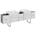 thumbnail image 1 of Imaginations Américaines 88.5 pouces W Vanity Set Blanc, 1 of 1