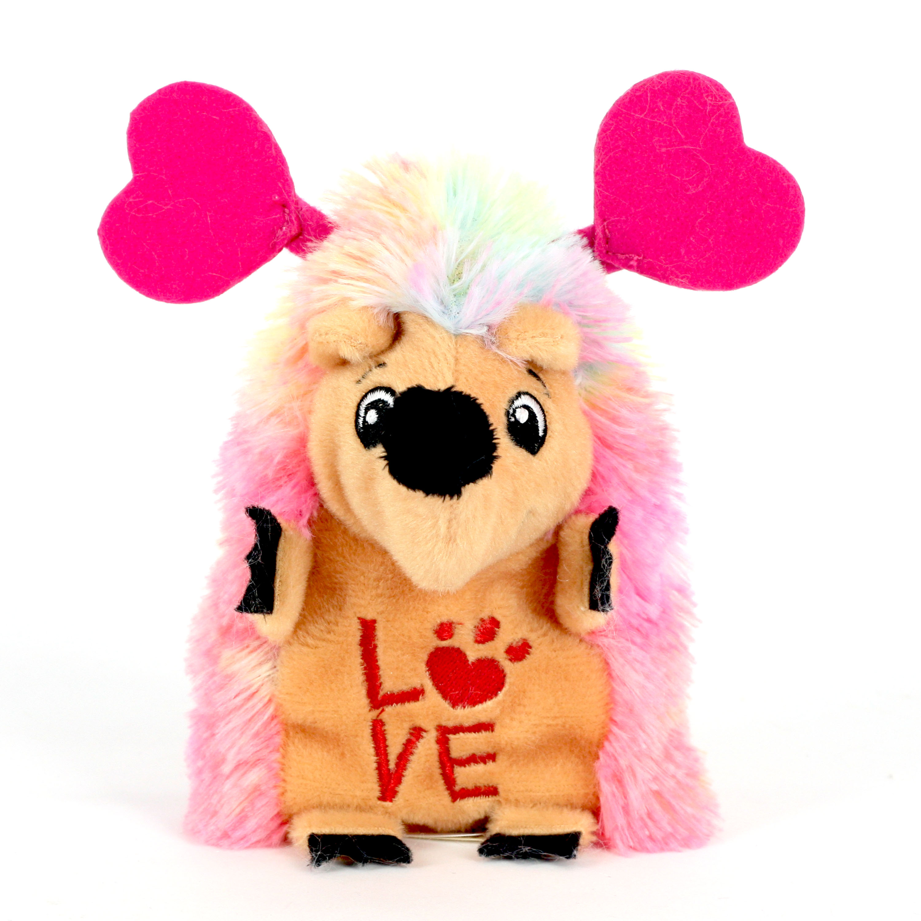 valentine's day hedgehog stuffed animal