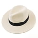 thumbnail image 4 of Sombrero de paja de ala grande, sombrero de playa, parasol, sombrero protector solar, sombrero de paja de jazz para mujer, sombrero de paja panamá, 4 of 5