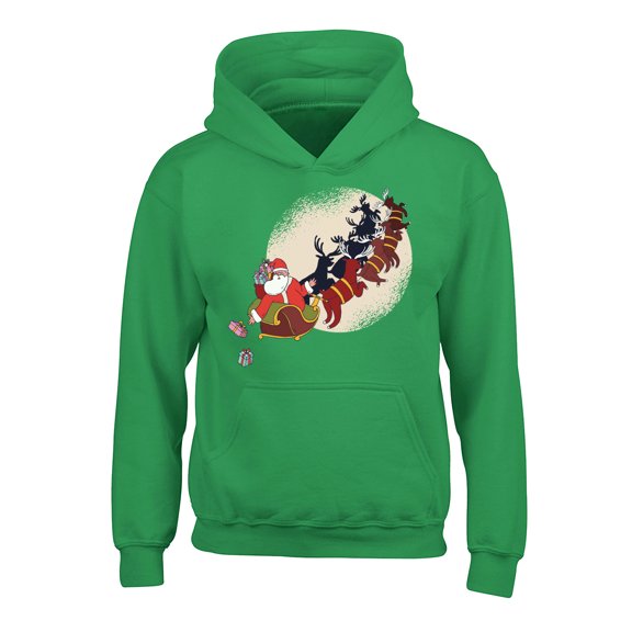 Awkward Styles Christmas Hoodies for Kids Youth Xmas Gifts Santa Sweatshirt