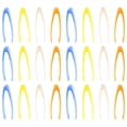 thumbnail image 2 of Miangastore Tweezers Enhanced Safety Plastic Yellow 24Pcs 4.13X1.06X0.55In, 2 of 8