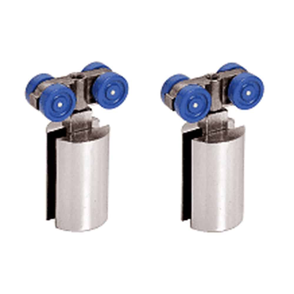 CRL HYD01CH Polished Chrome Hydroslide Sliding Door Hanger Kit