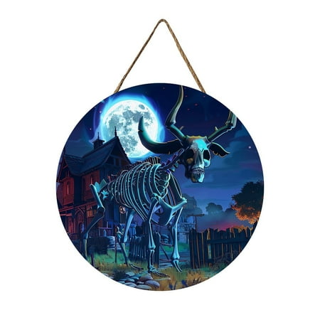 

Pumpkin Wooden Door Sign Home For October Festivities For Adding A Hauntingly Beautiful To Your Front Door Or Indoor Decora Front Door Decorations Outdoor Christmas Christmas Door Hanging Cabinets for