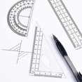 thumbnail image 2 of Zirkel&geometrie Kit Set Kit de geometría matemática Suministros para estudiantes Mit Bruchsicheren Aufbewahrungsbox,inkl,winkelmesser,kompass,bleistift Fhren Minen,bleisti, 2 of 4