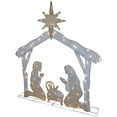 thumbnail image 5 of Northlight LED Lighted Holy Family Nativity Scene Outdoor Christmas Decoration - 44" - Warm White, 5 of 5