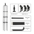 thumbnail image 2 of Cadre de Support de Plantation en Acier Inoxydable Escalade Jardinage Fournitures U-Forme Durable Plantes Domestiques Support Rack, 2 of 17