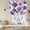 Grape Purple, variant on Brown Geometric Moroccan Balloon Curtains for Living Room/French Door, Abstract Art Coffee Ombre Modern Tie Up Curtains 63 Inch Length Energy Saving Kitchen Curtains Shades for Windows 42"x63"