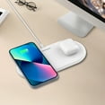 thumbnail image 4 of Gumesh MagSafe-Compatible 2-in-1 Wireless Charger - 15W Fast Charging Station Magnetic Desktop Pad, 4 of 6