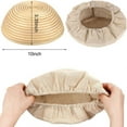 thumbnail image 4 of Apmemiss Clearance 6 Pcs 10 Inch Oval Bread Banneton Proofing Basket Liner Cloth Cover Natural Rattan Baking Dough Banneton Proofing Sourdough Basket Cloth Liner Bread Baking Supplies, 4 of 7