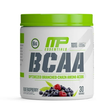 MP Essentials BCAA Powder, 6 Grams of BCAA Amino Acids, Post-Workout Recovery Drink for Muscle Recovery and Muscle Building, Valine Powder, BCCA.., By Muscle (Best Muscle Building Workout Over 40)