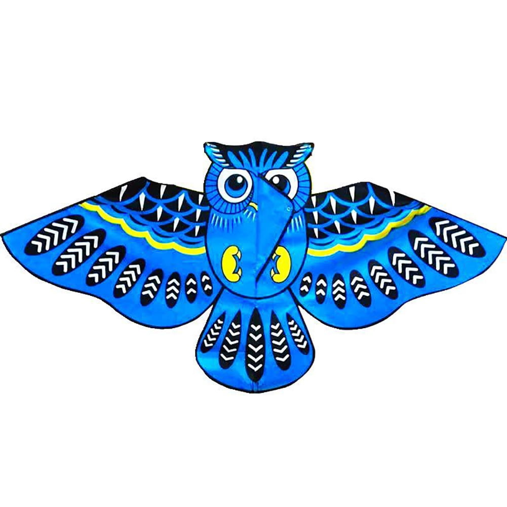 New Cartoon Bird Owl Flying Kites For Children Adult Kids Outdoor Fun Sports Toy 