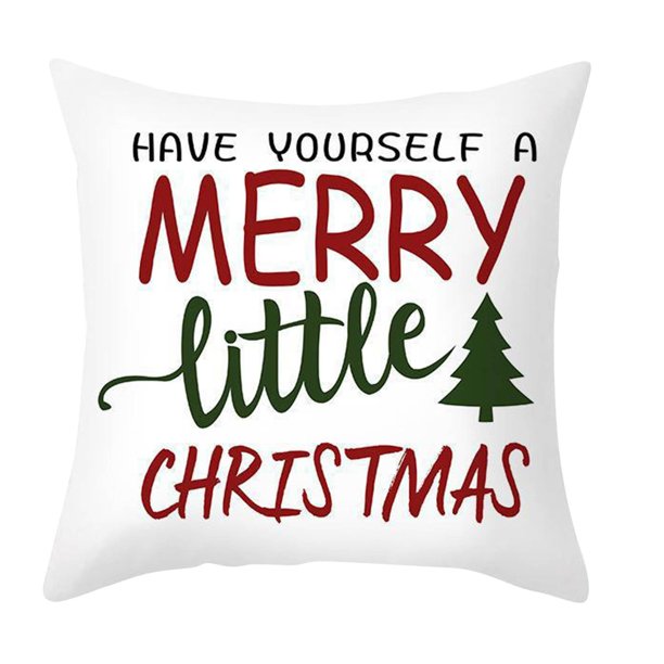 Funda De Almohada Navideña Con Enano De Peluche, Estampada Digitalmente, Funda De Almohada De Peluche Para El Hogar, Funda De Almohada Navideña
