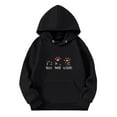thumbnail image 3 of HUITKMM Girls Casual Hooded Pullover Sweatshirt with Pocket for Sports and Everyday Wear 3069, 3 of 3