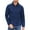 Navy Blue, variant on Coshow Men's Knitted Sweater Slim Fit Pullover Casual Warm Sweater with Shawl Collar