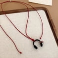 thumbnail image 4 of Trendy Headphone Necklace for Women Lightweight Alloy Jewelry Stylish Everyday Layering Accessory, 4 of 9