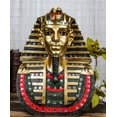 thumbnail image 5 of Ebros Large Egyptian King TUT Bust Statue with Decorative Glass Mirrors 14" Tall, 5 of 6