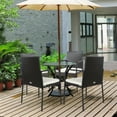 thumbnail image 4 of Spaco 4 Pieces Patio Wicker Rattan Dining Set with Comfy Cushions, Outdoor Patio Furniture for Garden, Backyard, Camping Furniture, 4 of 10