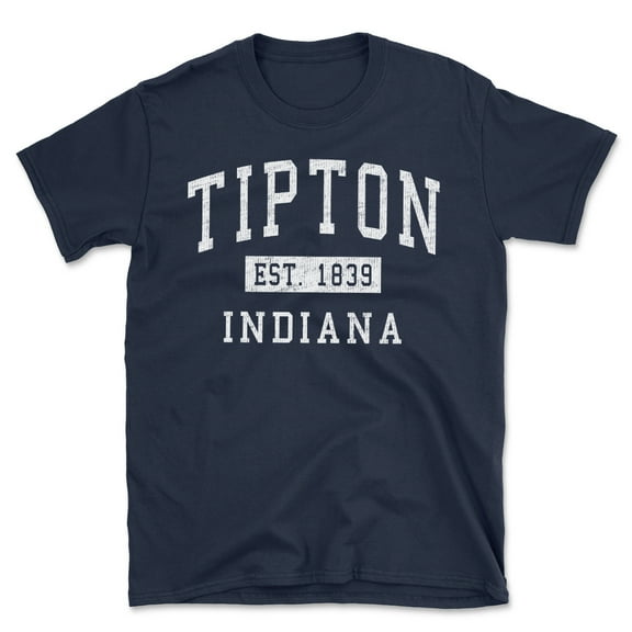 Tipton Indiana Classic Established Men's Cotton T-Shirt