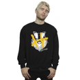 thumbnail image 2 of Harry Potter Mens Hufflepuff Pop Spray Sweatshirt, 2 of 3
