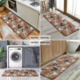 thumbnail image 6 of Brown Chicken Chick Egg Pattern Kitchen Rug Mat,Kitchen Runner Rugs Non Skid Washable,Decorative Kitchen Floor Mats for Kitchen,Sink,Laundry,17"x47.2", 6 of 7