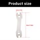 thumbnail image 3 of Bicycles Hub Cone Wrench Stainless Steels Bike Hub Wrench Repair Tool For Efficient Bicycles Repairs Easy to Use Multicolor, 3 of 4
