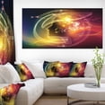 thumbnail image 1 of Illuminating Human Head Fractal - Abstract Canvas Wall Art Print, 1 of 4